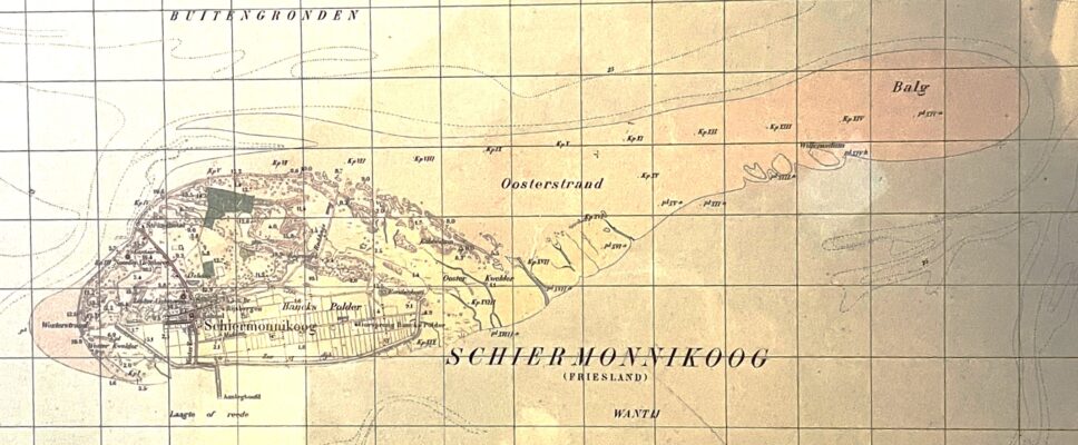 Duitse stafkaart uit 1940 ‘Schiermonnikoog 2 Ost’